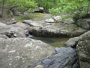 Robbers Cave - Mossy Ledge.